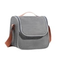 thumbnail image 1 of hulanddfd Lunch Box for Men Women Thermal Insulated Box Bag Small Bags with Straps Food Containers Lunchbox for Picnic Camping Travel(Gray), 1 of 5