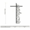 thumbnail image 1 of hulanddfd Metal Cross Wall Decor, Cross with Letters Patterns Designs Religious Wall Hanging Decorations for Home Living Room Easter Gift(19.69"), 1 of 1