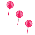 thumbnail image 1 of hulanddfd Mini Telescoping Skimming Net, Swimming Pool Skimming Net Cleaning Net with Rod for Pool Pond Bathtub Outdoor Use 3pc Pink, 1 of 8