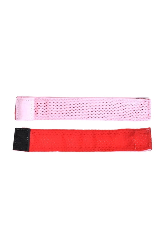 Motion T-Shirt Shoulder Sleeve Straps, Non-Slip Sleeve Stabilizers, Breathable Mesh Shirt Stickers for Workout Apparel, 8-Pack Reusable Adhesive Straps, Pink
