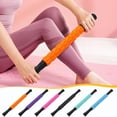 thumbnail image 1 of hulanddfd Muscle Massage Sticks, 17.5x1.6in Plastic Fascia Roller Sticks for Deep Tissue Muscle Relaxation Post-Workout Yoga Recovery（Orange）, 1 of 6