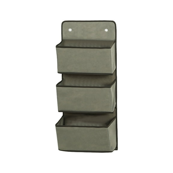 hulanddfd Over the Door File Organizers, Behind The Door Storage Hanging Bag with Three-layer Sundries Storage Bag for Storing Various Small Items