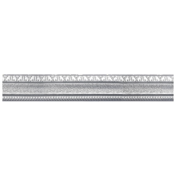 hulanddfd Peel Stick Molding Baseboard Trim Self Adhesive, Flexible Wall Base Molding Trim Adhesive Vinyl Baseboard Baseboard Wallpaper Border Wall Sticker for Home Office Hotel(Silver Gray)