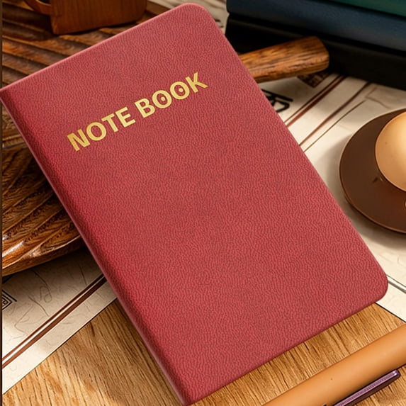 hulanddfd Pocket Notebook A7 Size NoteBook Small Journaling NoteBook Pocket Size Tiny Notepad with Elastic Band for Office, Reporter & Travel Journaling(Red)