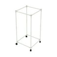 thumbnail image 1 of hulanddfd Portable Rotating Floor Standing Clothes Hanger, Indoor Clothes Drying Rack, Movable Laundry Rack for Dormitory Home , Waterproof Plastic, 47.24x26.38x18.5in(White), 1 of 6