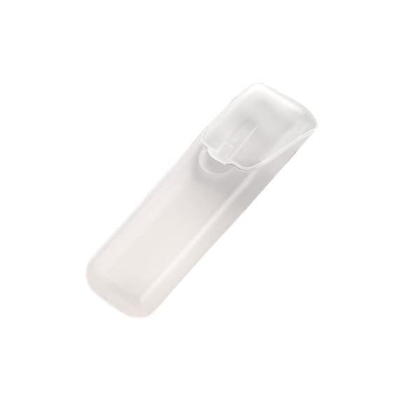 hulanddfd Portable Toothbrush Case Container Plastic Small Organizer with Lids for Toothpicks Floss Jewelry Small Item(White)