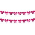 thumbnail image 1 of hulanddfd Purple Bows Garland - 118.11" Felts Bows Long String Banners Bows Background Wall Decoration for Wedding Party Family Gathering, 1 of 9