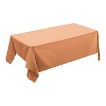 hulanddfd Rectangle Tablecloth - 72 x 54 Inch Rose Golden Table Cloth, Sturdy Party Table Cover for Party Banquet Indoor and Outdoor