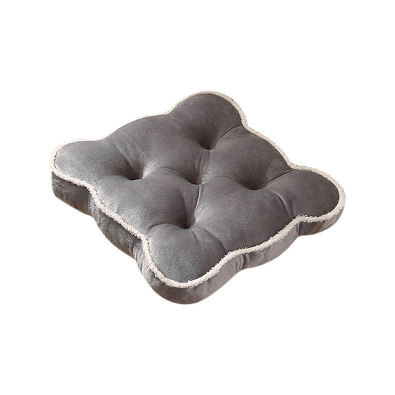 hulanddfd Seat Cushion, 15.7"x15.7" Cute Soft Floor Cushion Thick Flower Cushion for Couch Bed Preppy Room Bedroom Decor Decorative