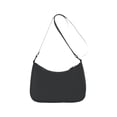 thumbnail image 1 of hulanddfd Shoulder Bags for Women - Women's Faux Leather Clasp Shoulder Bag, Vintage Handheld Purse with Zipper for Outdoor and Work Black, 1 of 6
