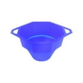 thumbnail image 1 of hulanddfd Silicone Popcorn Bowl, Microwave Popcorn Buckets, Foldable Popcorn Maker with Lid and Double Handles, Heat Resistants, Dishwasher Safe, Large Capacity, Blue, 1 of 6