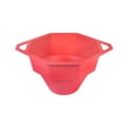 thumbnail image 1 of hulanddfd Silicone Popcorn Bowl, Microwave Popcorn Buckets, Foldable Popcorn Maker with Lid and Double Handles, Heat Resistants, Dishwasher Safe, Large Capacity, Red, 1 of 6