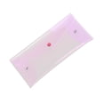 thumbnail image 1 of hulanddfd Small Mesh Zipper Pouch Bags, 3.3"x7.6" Transparent Handled Pencil Case Stationery Organizer Toiletries Cosmetic Makeup Storage Bags for Home Office Travel, 1 of 5