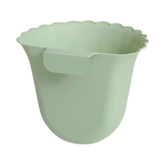 hulanddfd Small Trash Can Wall Mounted Kitchen Wastebasket Dispenser Portable Mini Household Trash Can for Living Room Bathroom Dormitory, 7.87x6.5x6.5in, Green