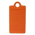 thumbnail image 1 of hulanddfd Small Washboard - 12x7.09in Plastic Thickened Laundry Washing Board Hand Washboard Household Scrubbers Laundry Board for Home Cleaning Use and Outdoor Camping, Red, 1 of 6