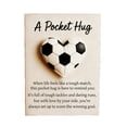 thumbnail image 1 of hulanddfd Sport-Themed Pocket Gifts Cards Decoration, Soccer Pocket Hug Cards Gifts Soccer Heart Ornament for Home Office Decor Gift for Sports Lover, 1 of 3