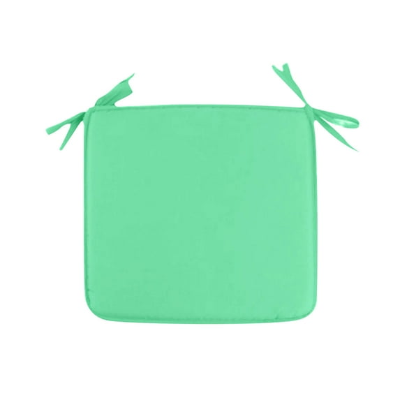 hulanddfd Square Chair Pads with Ties, Garden Patio Home Cushions 15.75×15.75 Inch Soft Thickened Dining Chair Pads for Home Office Dinning Chair