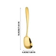 thumbnail image 1 of hulanddfd Square Head Spoons, Stainless Steel Flat Bottomed Spoon Mini Coffee Spoons for Dessert Tea Appetizers, Dishwasher-Safe Stirring Small Teaspoons, 1 of 3