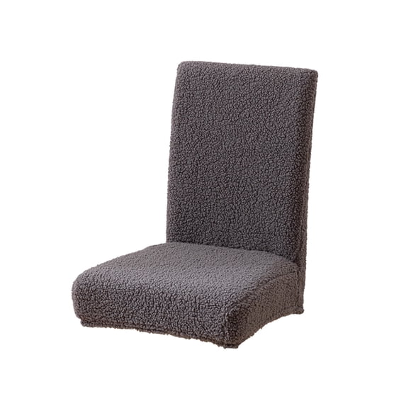 hulanddfd Thickened Fleece Dining Chair Covers, Soft Faux Fur Chair Seat Cushion Washable Kitchen Chairs Slipcovers Elastic Chairs Slipcover for Home and Kitchen