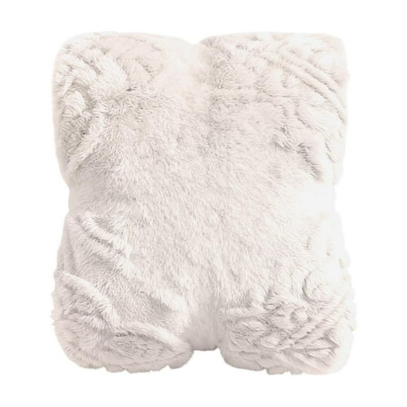 hulanddfd Throw Blanket for Couch, 28×40 Inches Fuzzy Super Soft Warm Blankets, Small Lightweight Decorative Boho Throw Blanket for Chairs Travel Living Room Office Nap Sofa Home Bed, White