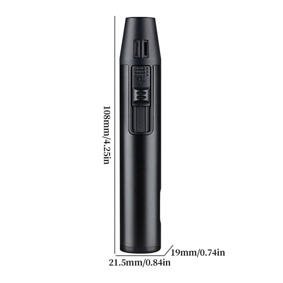 hulanddfd Torch Lighter, Refillable Lighter with Adjustable Flame Portable Small Spray Metal Lighter for Grill BBQ Candle Camping