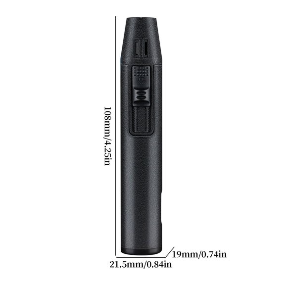 hulanddfd Torch Lighter, Refillable Lighter with Adjustable Flame Portable Small Spray Metal Lighter for Grill BBQ Candle Camping
