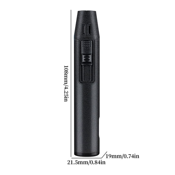 hulanddfd Torch Lighter, Refillable Lighter with Adjustable Flame Portable Small Spray Metal Lighter for Grill BBQ Candle Camping