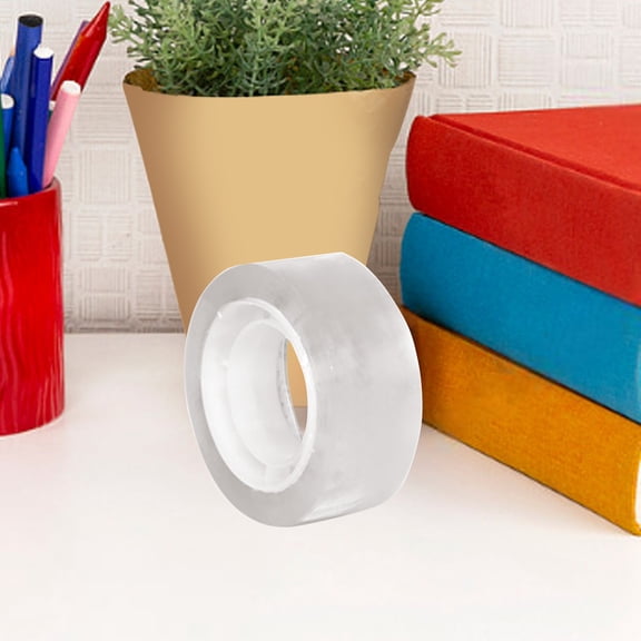 hulanddfd Transparent Office Tape, Small Sealing Tape, Clear Adhesive Tape for Packaging and Office Use, Durable Strong Bonding, Multiple Sizes