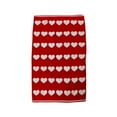 thumbnail image 1 of hulanddfd Valentine’s Day Hand Towels 27.55x15.75inches Red White Hearts Double Sided Cottons Bathroom Towel for Bathroom Kitchen Home Decor and Spa, 1 of 6