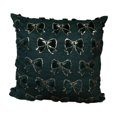 thumbnail image 1 of hulanddfd Valentine's Day Throw Pillows Cover, 17.32x17.32inches Bowknot Sequined Pillowcase with Patterns Square Polyester Plushy Seat Cushion Cover for Sofa Couch Bedroom Living Room Decor Green, 1 of 6