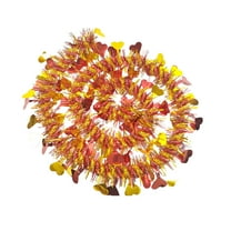 hulanddfd Valentine's Day Tinsels Garland - 78.74" Colorful Ribbons Adorned with Heart-shaped Sequins Reusable Shiny Wall Hanging Decor for Valentine’s Day Birthday Wedding Party