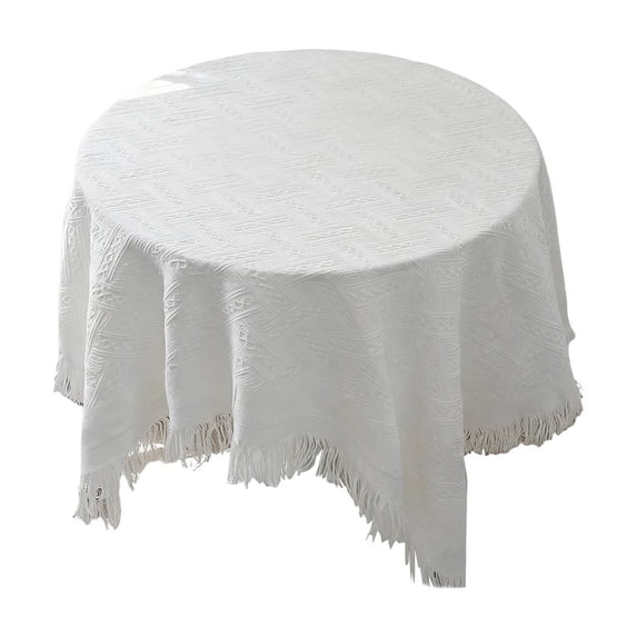 hulanddfd Valentines Green Checkered Square Tablecloth 35 x 35 Inch Washable Embroidery Tassel Table Cover for Home Kitchen Dining