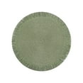 thumbnail image 1 of hulanddfd Woven Placemats, Round Table Mat-Woven for Kitchen and Dining Decor Heat Insulation Pad for Kitchen or Cooking Green, 1 of 5
