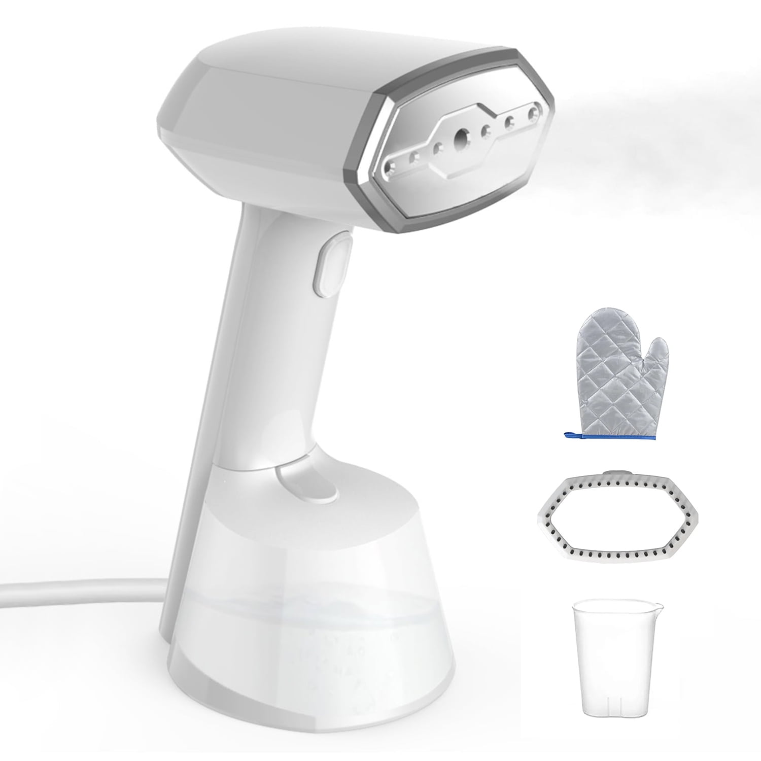 Hulmay Hanheld Steamer for Clothes, 1500W Powerful Portable Steamer for Clothes, 15s Fast Heat-Up, 280ml Detachable Water Tank, Lightweight Steamer for Travel