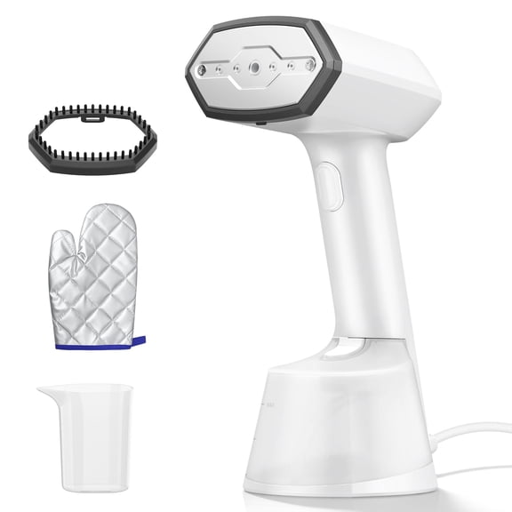 Hulmay Handheld Steamer for Clothes, 1500W Portable Garment Steamer, 15s Fast Heat-up, 280ml Water Tank for Home Office Travel