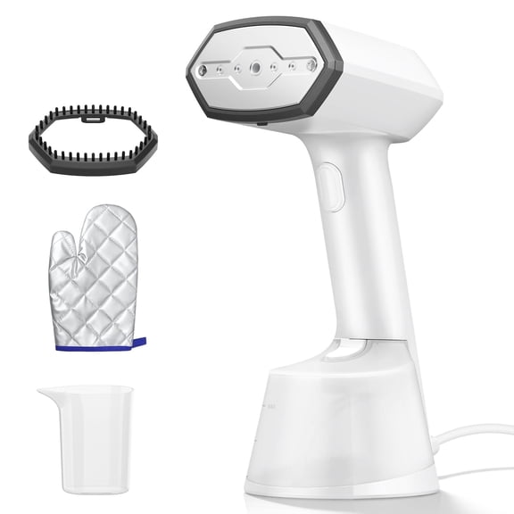 Hulmay Handheld Steamer for Clothes, 1500W Portable Garment Steamer, 15s Fast Heat-up, 280ml Water Tank for Home Office Travel