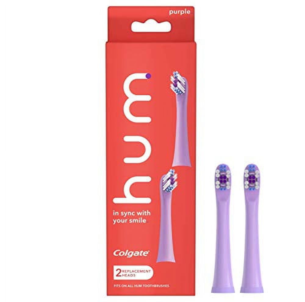 hum Replacement Heads, hum Toothbrush Heads with Floss Tip Bristles for