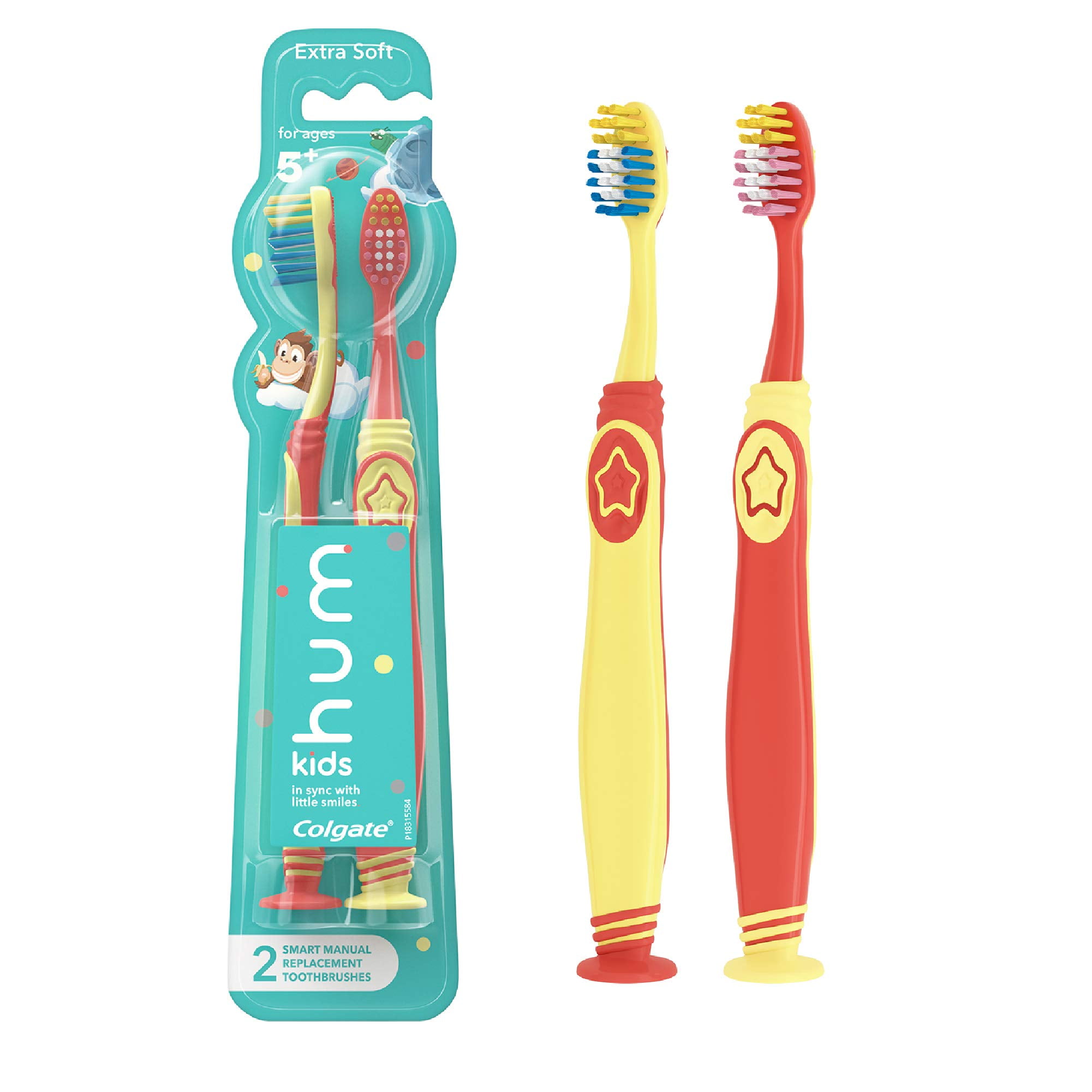 hum kids by Colgate NG01 Smart Manual Replacement Toothbrush Pack