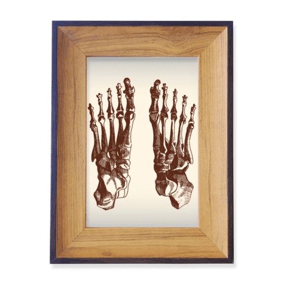 human body b foot sketch photo frame exhibition display art desktop painting