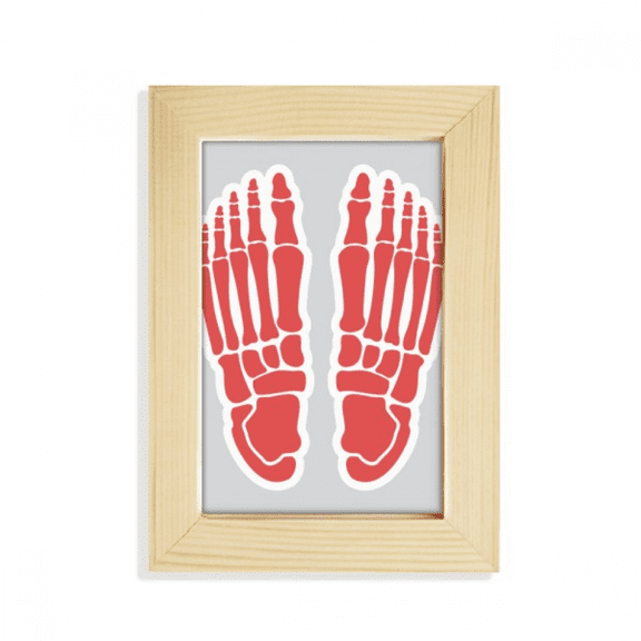 human body illustration b foot desktop display photo frame picture art painting 5x7 inch