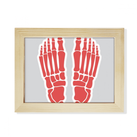 human body illustration b foot desktop photo frame picture art decoration painting 6x8 inch