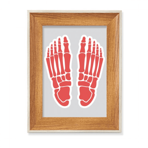 human body illustration b foot desktop wooden photo frame display picture art painting multiple sets