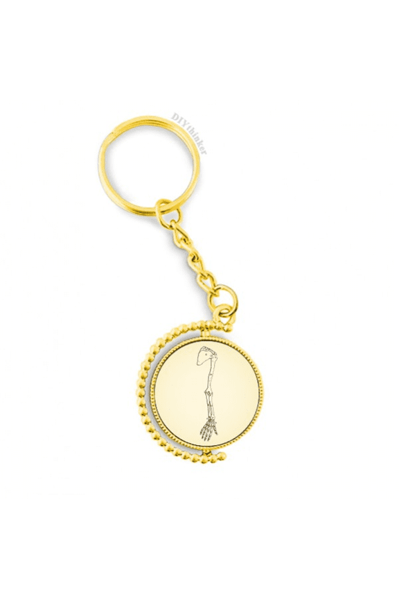 human body sketch hand b arm metal connector key chain accessory en keyholder