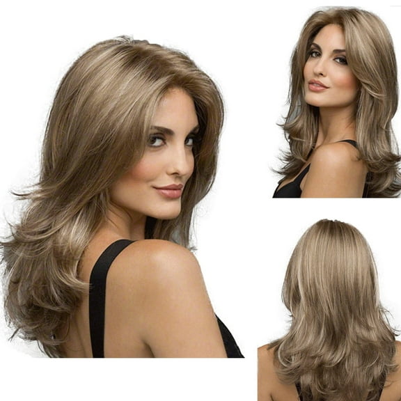 human hair wigs for women Wave Wig Lace Synthetic Hair Bob Short Wig Body Wig Front Heat wig Adult Female Costume Wigs Toupees, Brown
