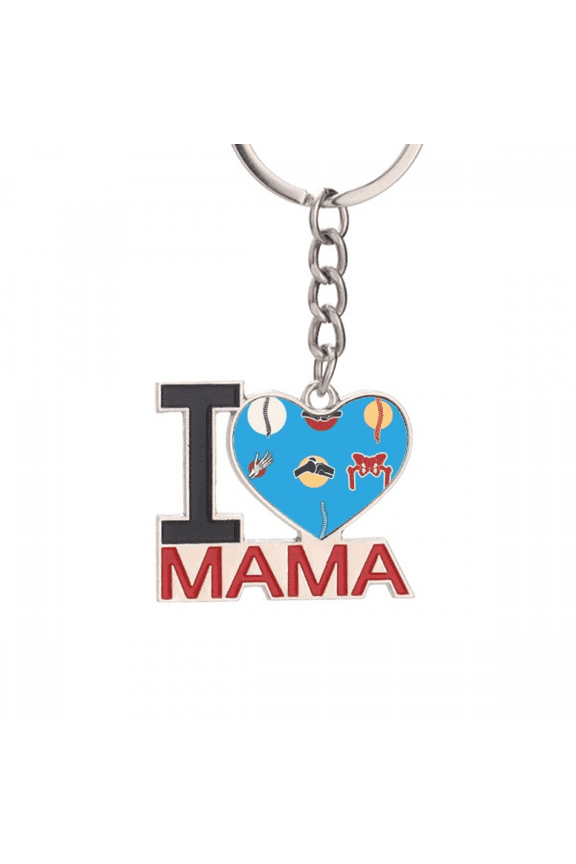 human joint illustration bs Keychain Metal Keyring Holder Love MAMA Mother