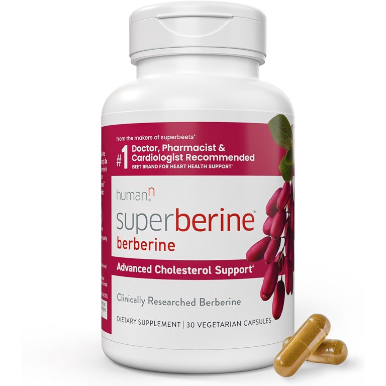 humanN SuperBerine Supplement, High Absorbency with Olive Leaf 
