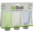 thumbnail image 1 of humangear Gotoob 3 Ounce 3 Pack Travel Bottle Large 3Ounce,One Size,Green/Clear/Blue, 1 of 1