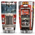 thumbnail image 1 of humcustom 20oz Fire Truck Driver Gifts For Dad Husband From Daughter Son Birthday Fathers Day Anniversary for Him Tumbler Cup with Lid, Double Wall Vacuum Insulated Travel Coffee Mug - NNR0601013Z, 1 of 5