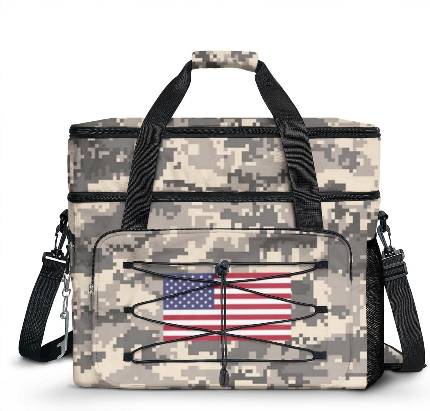 humcustom Soft Cooler Bag 60 Can Collapsible Insulated Sided Cooler Large Leakproof Camping Cooler Picnic Waterproof Beach Cooler Meal Prep Bag Portable Travel Cooler for Shopping,Kayaking,Road Trips
