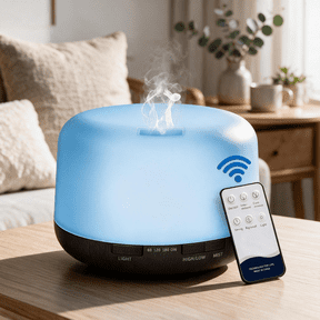 500ML Aromatherapy Diffuser Humidifier with 7-Color LED Light for Home, Office, and Bedroom